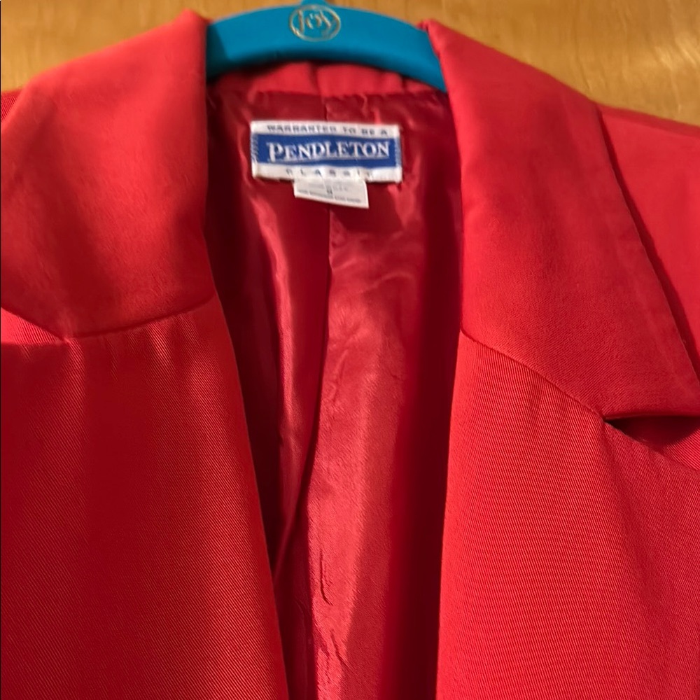 Pendleton Red Blazer